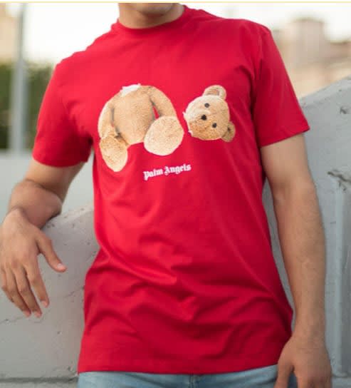 Kill Bear Tee - Red - Palm Angels Tees 