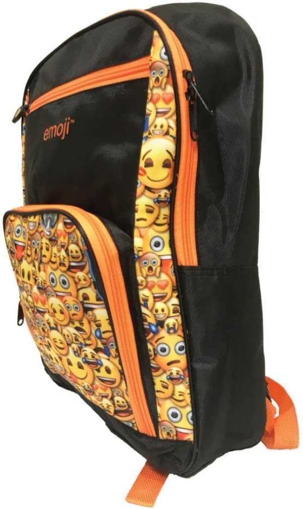 Streetwise Emoji Bulletproof Children Backpack School Security Safety Yellow