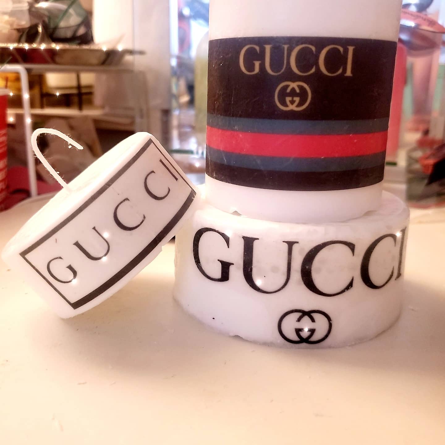 GUCCI キャンドル ハーバリウム バタフライ キャンドル (ハーボズム)グリーン ハー