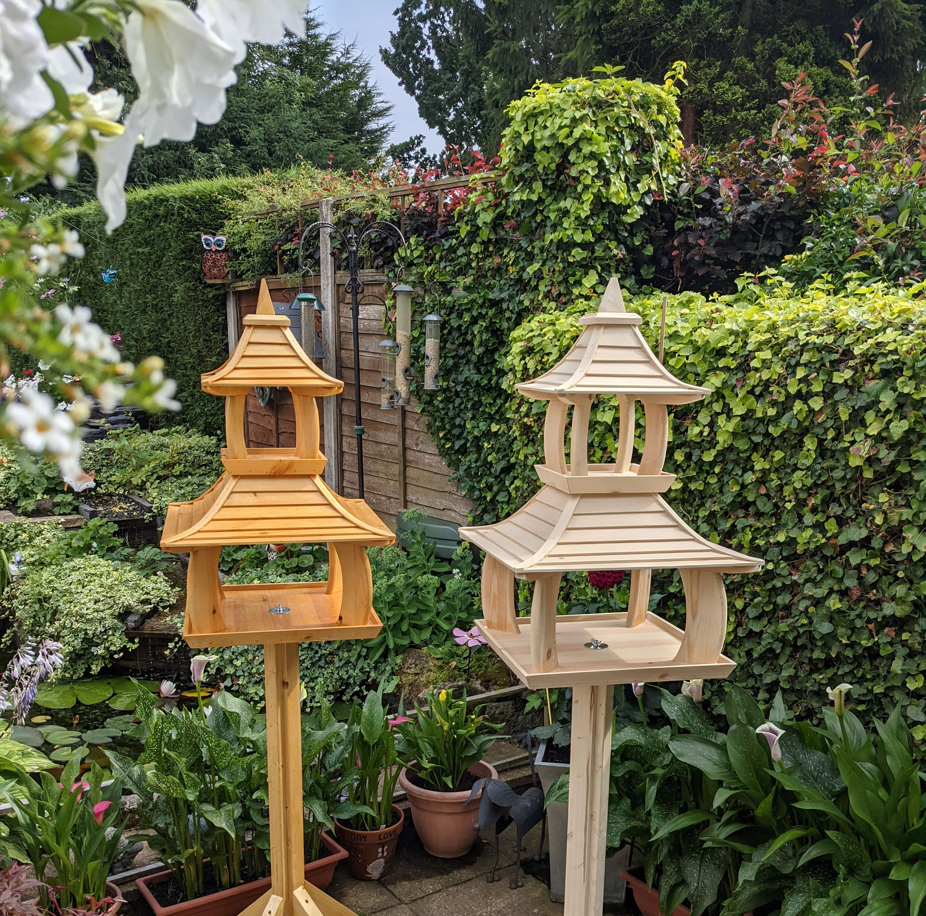 Pagoda Bird Feeders
