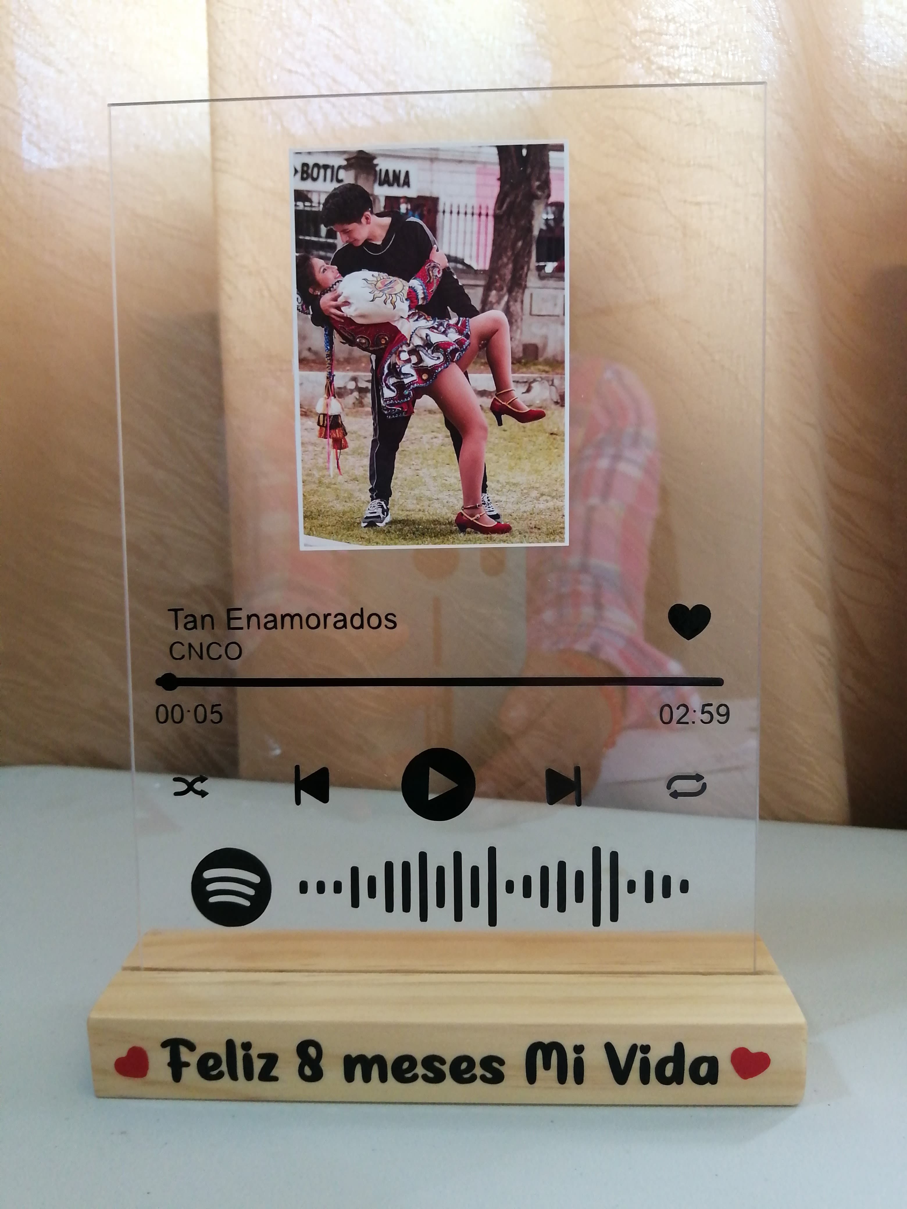 Cuadro Spotify con Caja Personalizada – Detalles Cool