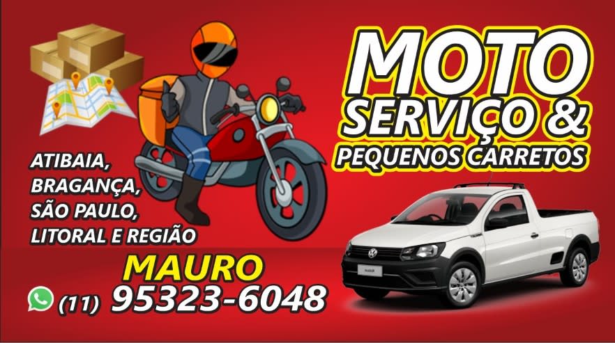 RM7 MOTO SERVIÇO - Entregas rápidas. (Mauro).