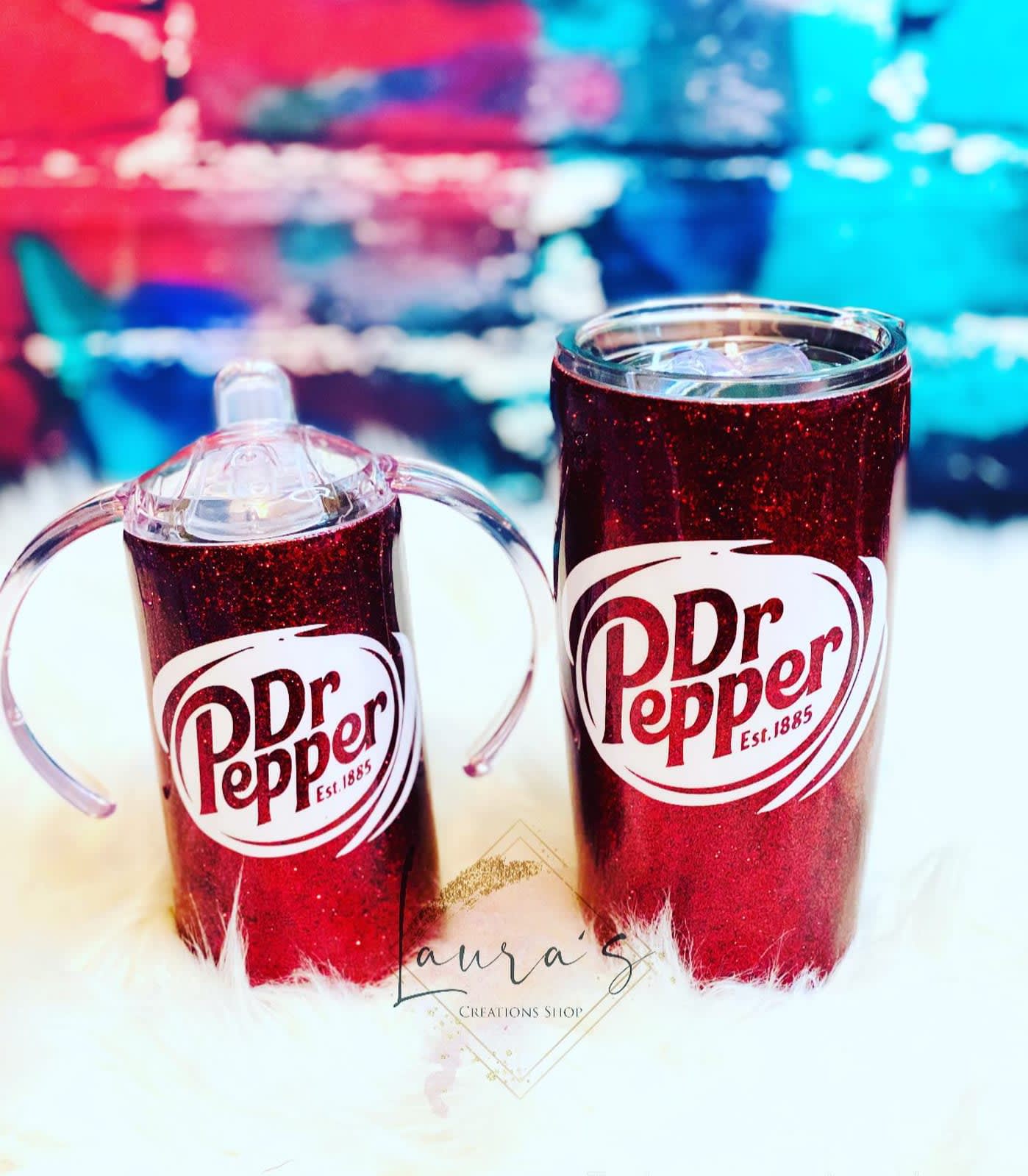 Dr. Pepper or Coca Cola Tumbler Cup Customized Tumbler With Name