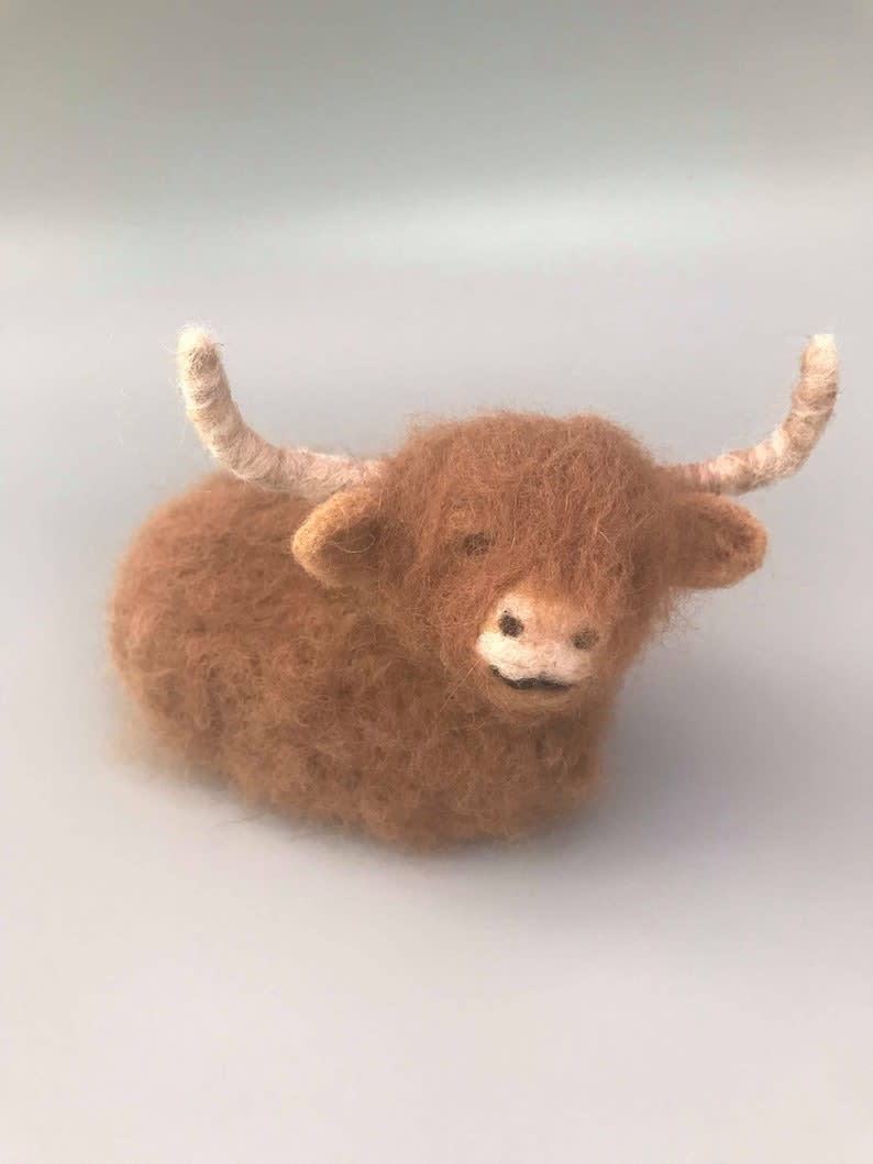 Highland Cow - PDF Tutorials - Felts Forever | Craft Store in Burnley