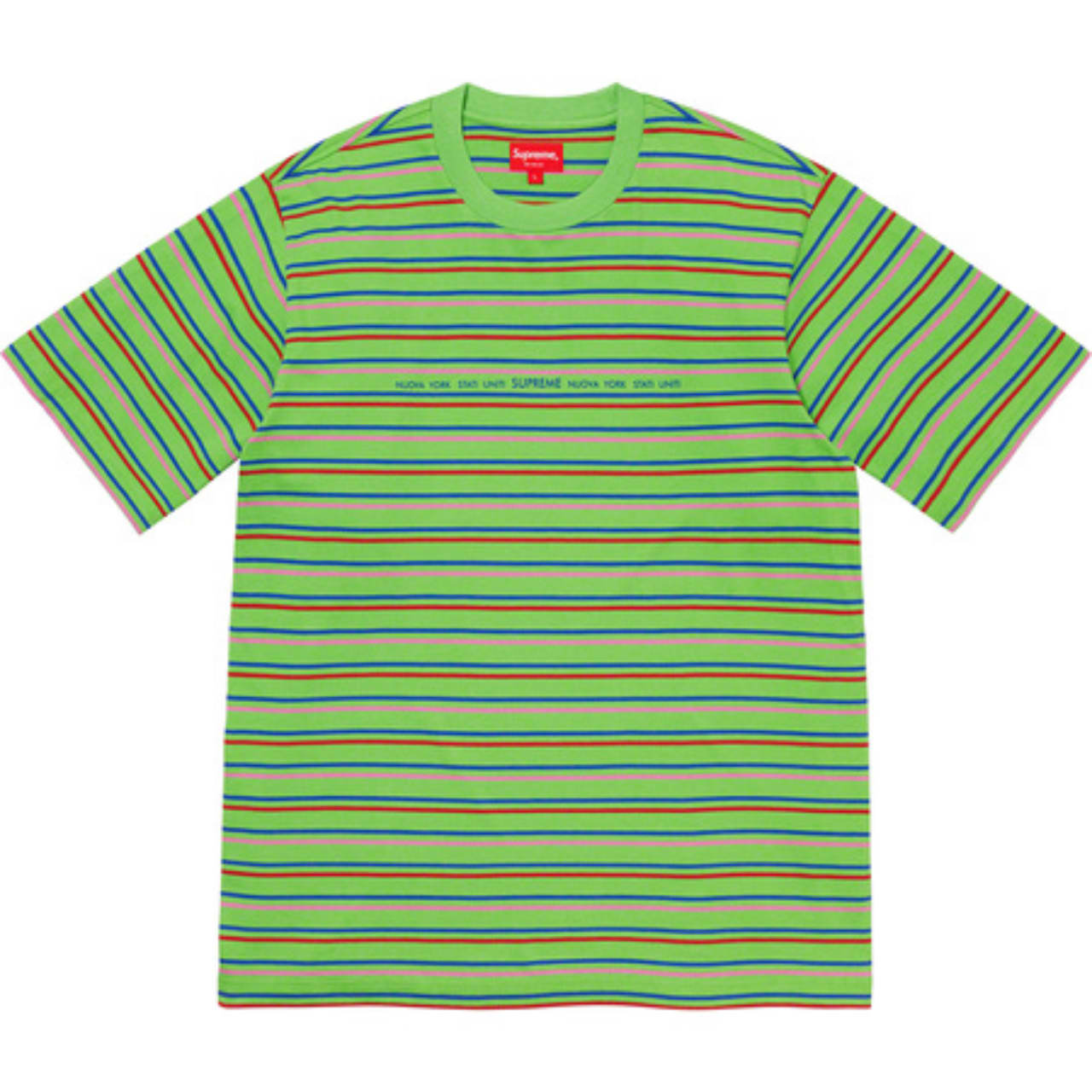 Supreme static 2024 stripe tee