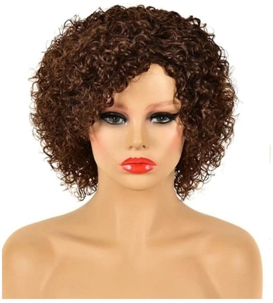 8 inches curly wig