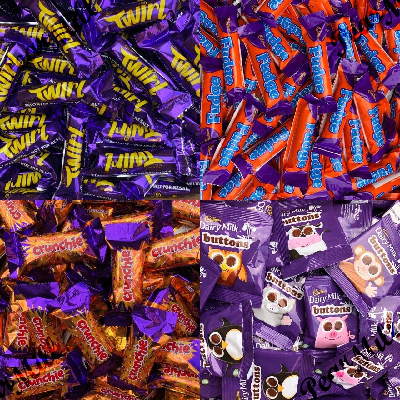 Cadburys Chocolate - Mix 🍬Crunchie??Twirl🍬Buttons🍬Fudge - Sweets ...