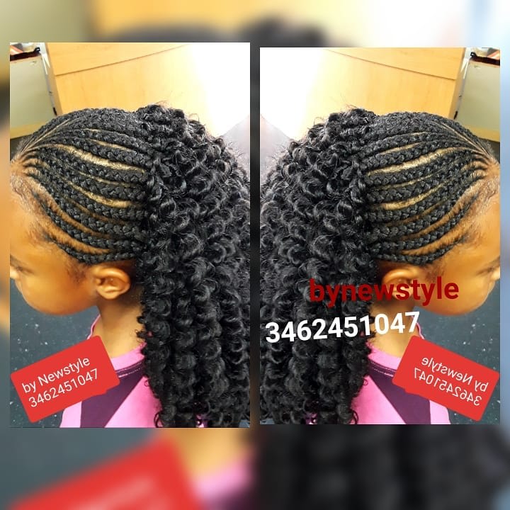 Bronner Bros. - Knotless bob braids and beads 😍😍😍 @love_hair_by_jamelia  . . . . . .  .#nigerianbraids#protectivestyles#braidgang#nigerianbraidsgang#boxbraids#brownbraids#fauxlocs#goddessbraids#twists#twistbraids#goddesslocs#feedinbraids# braids