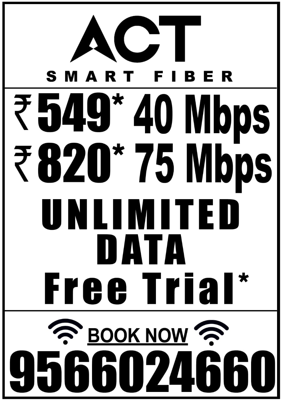 Act Fibernet New connection (9566024660 )