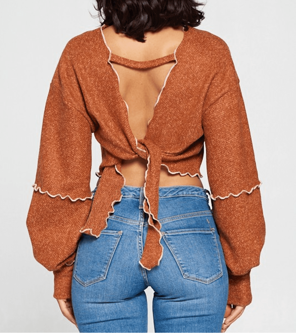 choker neck sweater