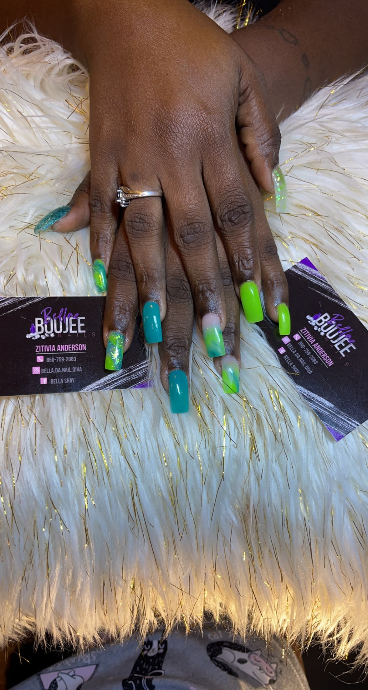 Acrylic Nails - We Offer - Bellaz Boujee Nails - Nail Salon