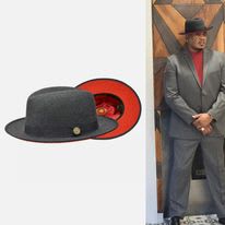 Bruno Capelo Charcoal Grey w/Red Bottom 