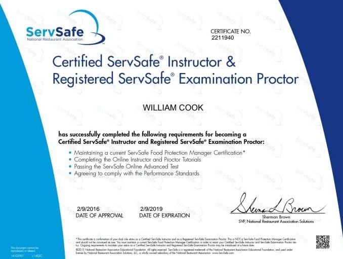 Servsafe Manager