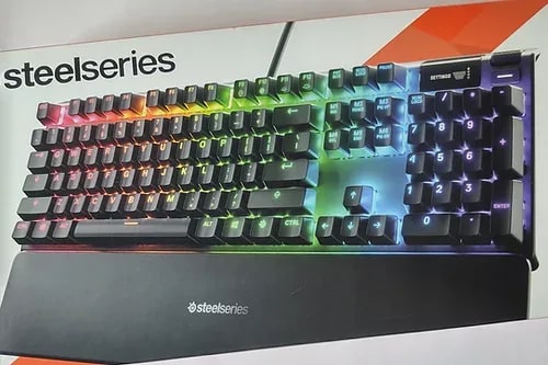 Steelseries Apex Pro Mechanical Gaming Keyboard Adjustable Actuation Switches