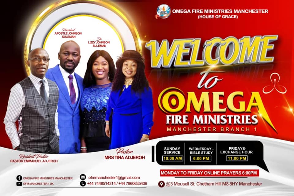 Omega Fire Ministries Manchester UK Religious Organisation in