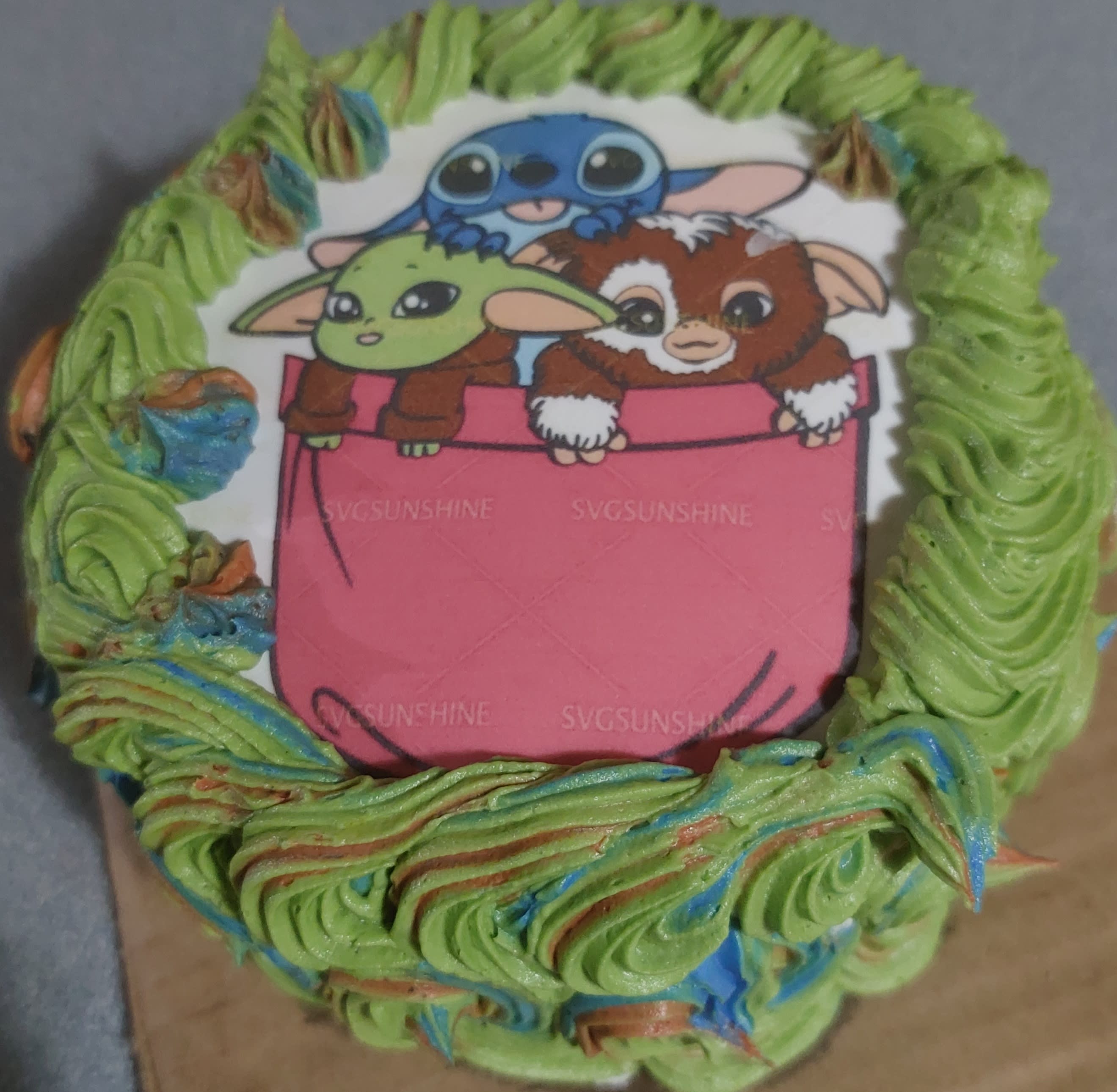 Lilo Stitch Angel Experiment 624 Pink Edible Cake Toppers