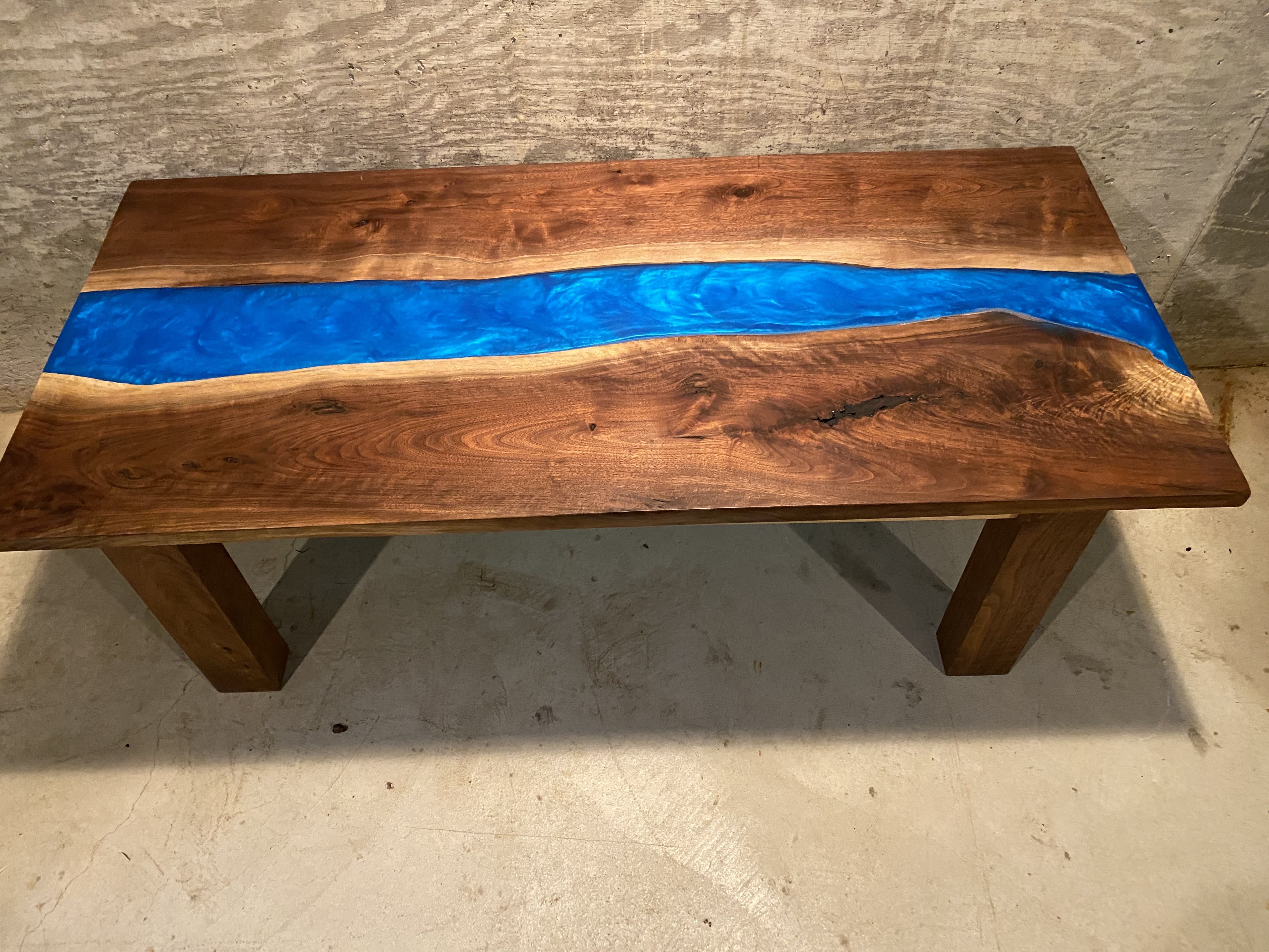 Thin Blue Line edge grain cutting board – Shebuildstoohawaii