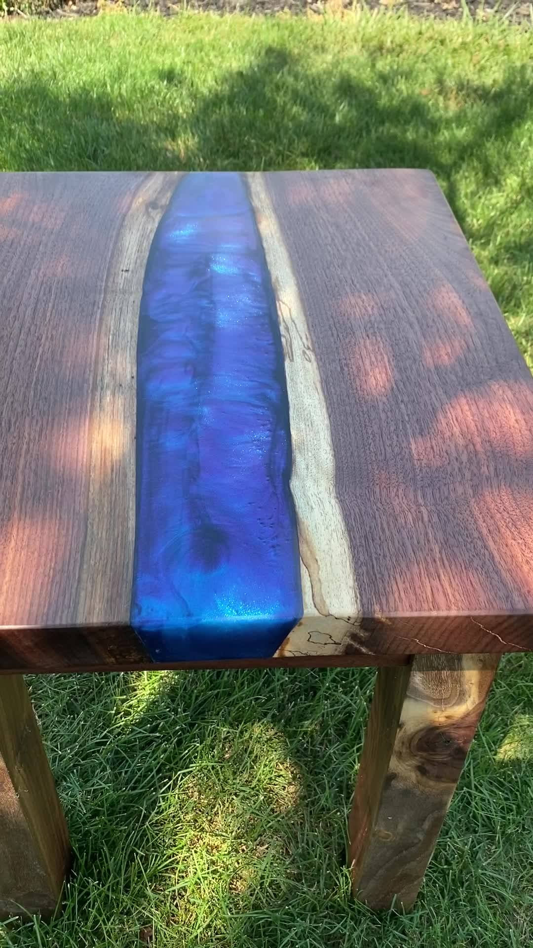 Thin Blue Line edge grain cutting board – Shebuildstoohawaii