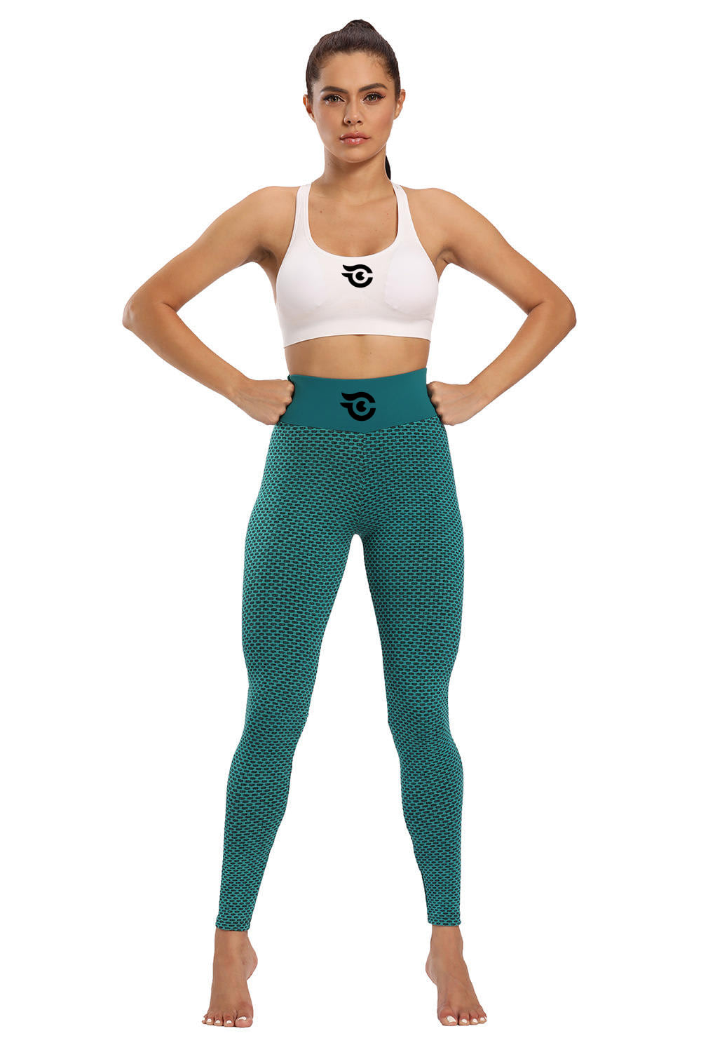 C2 High Waist Butt Lifting Honeycomb 