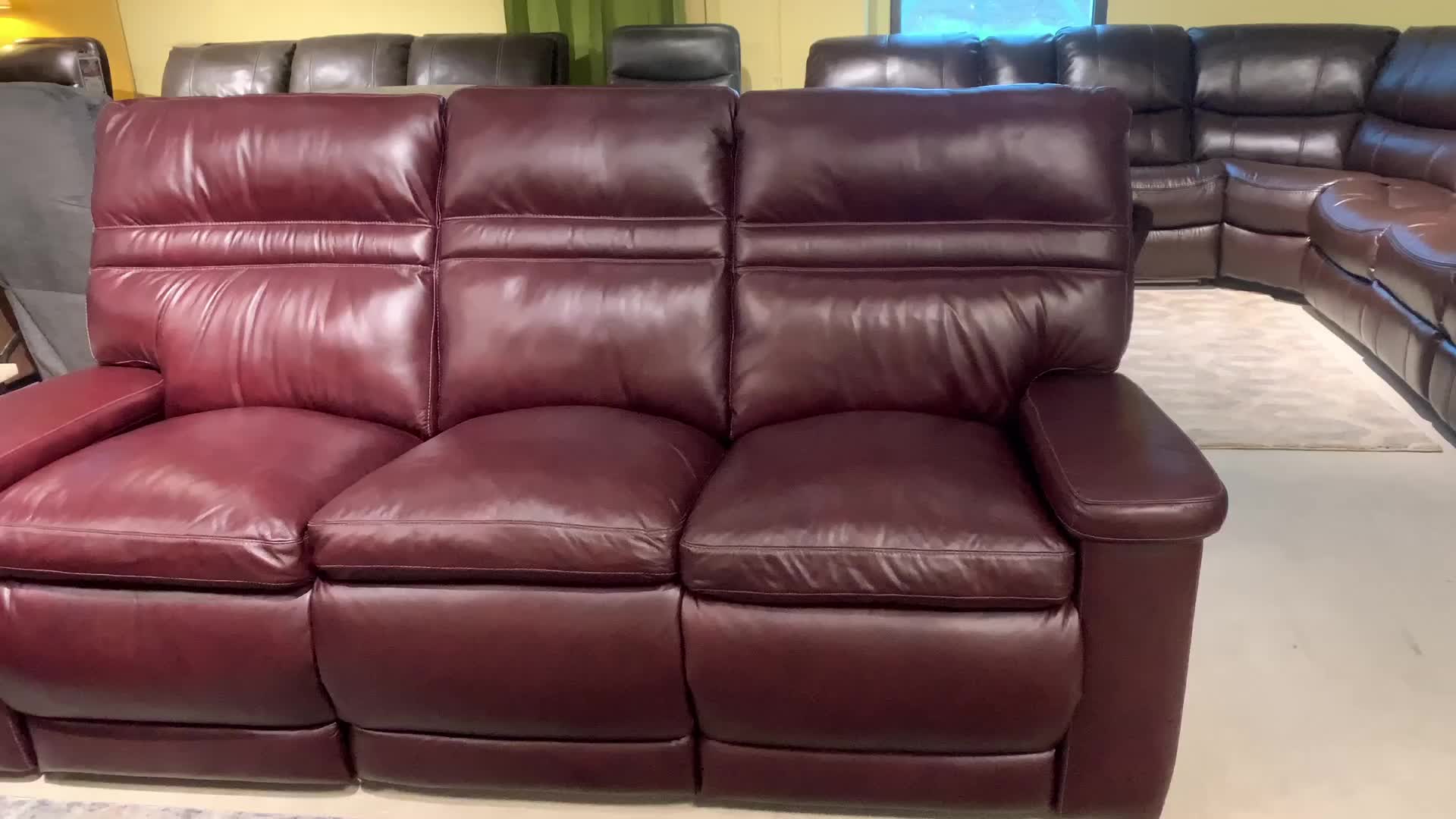 Futura Leather Sofa Mckinney Baci Living Room