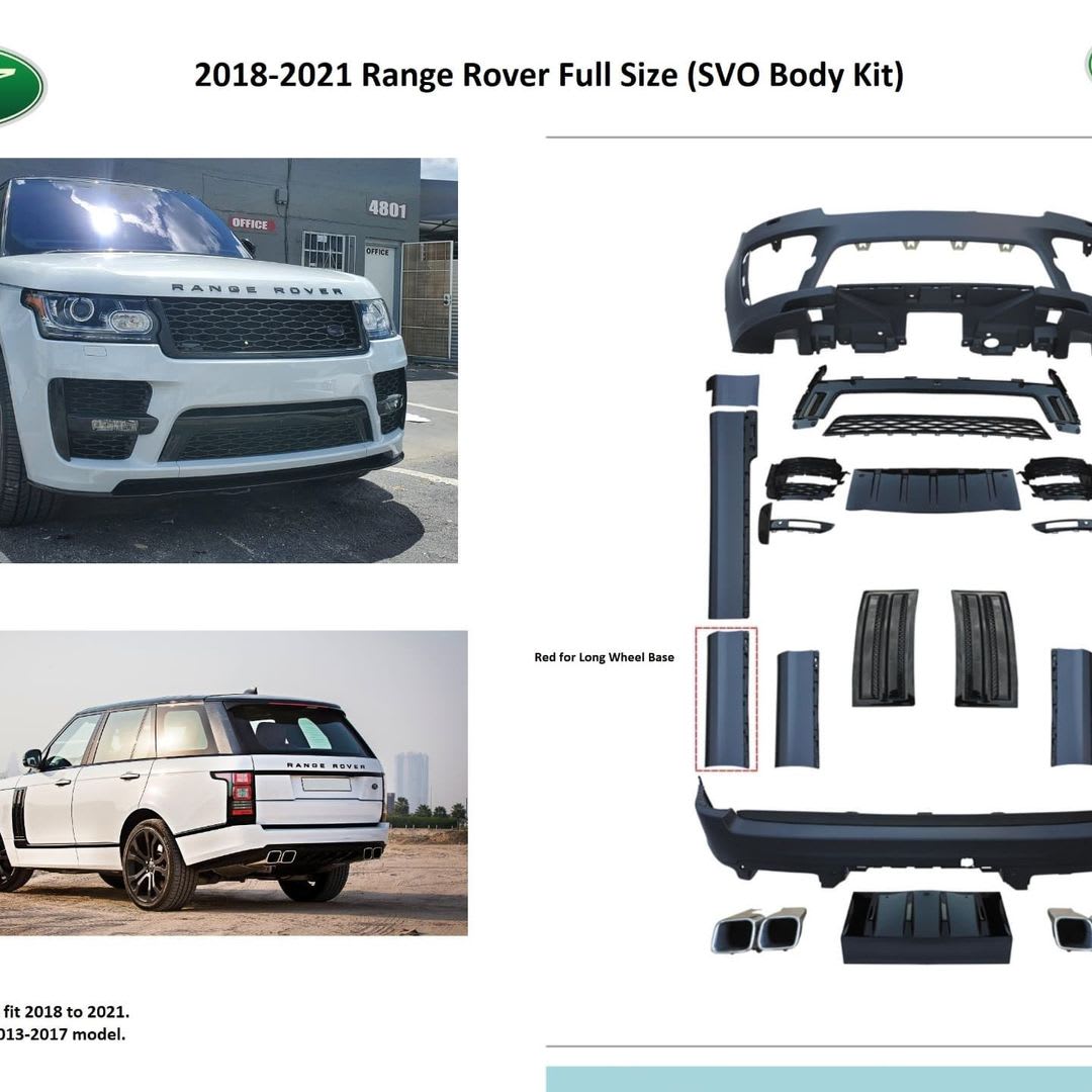 14-21 Plate Tailgate Range For Sport Trim Black Rover Molding Trunk 43B Rear