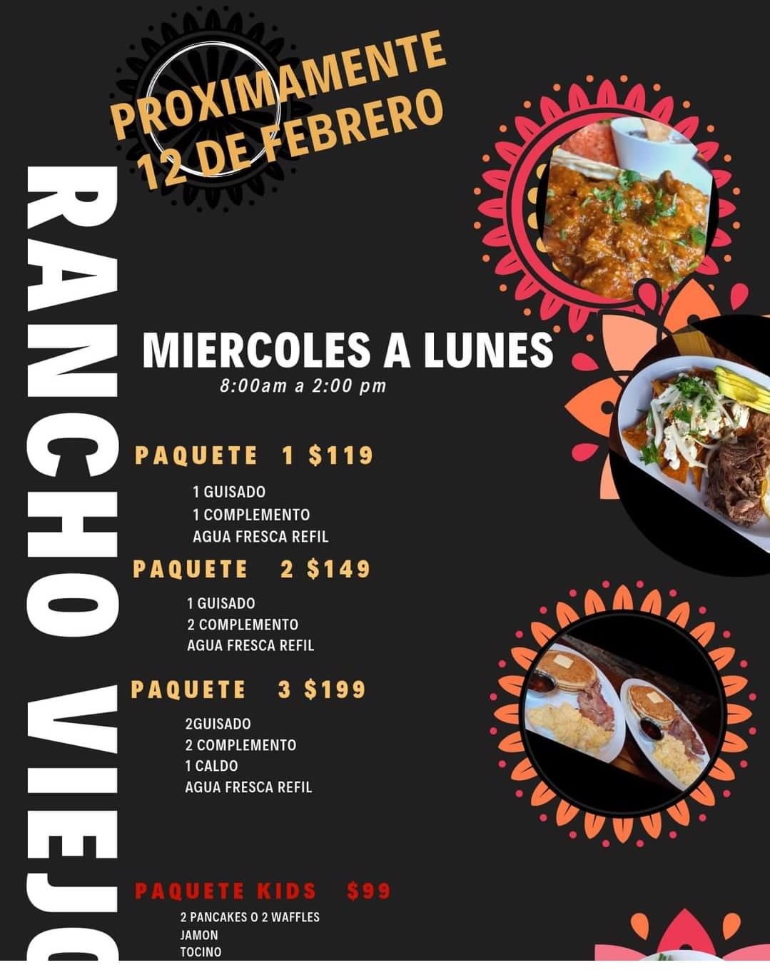 Desayunos - Especialidades - Rancho Viejo Mariscos y Tarritos | Marisquería  en Tecate