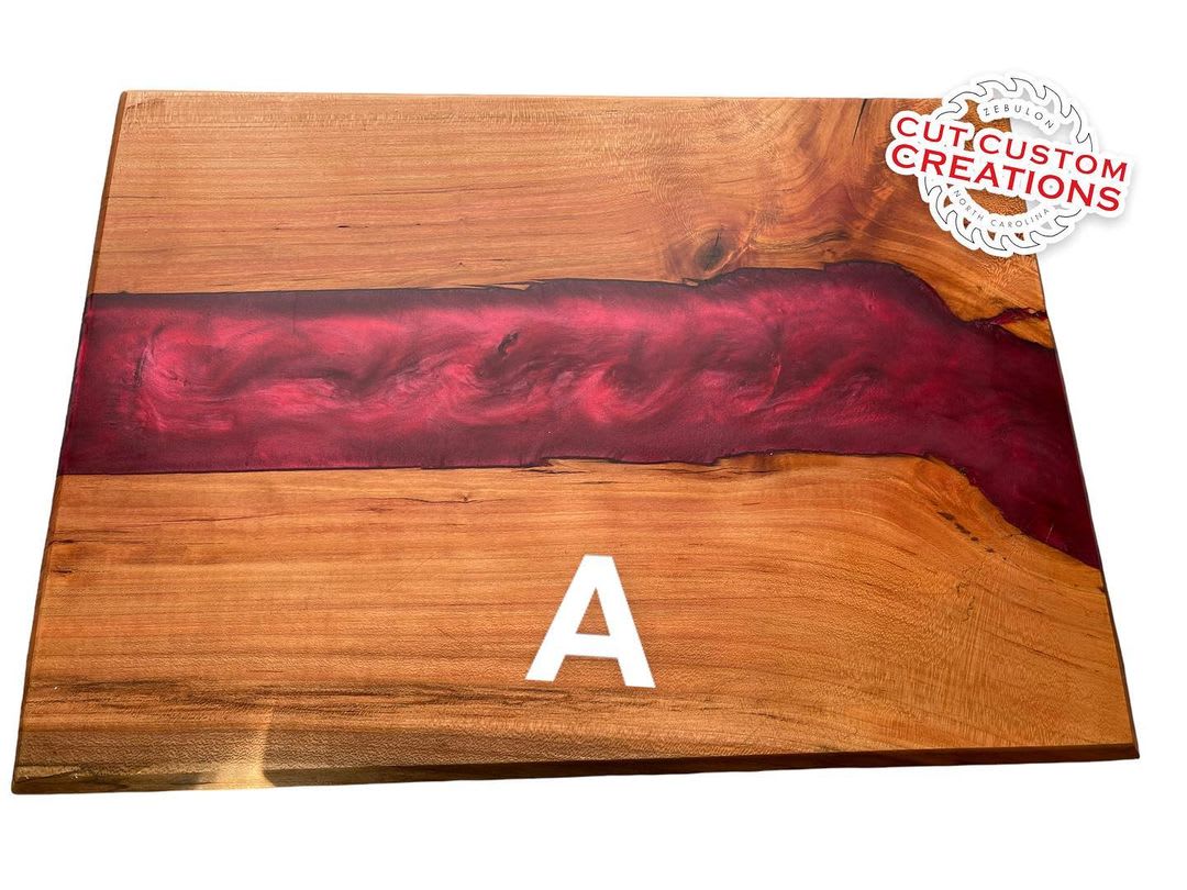 We make custom cutting boards - KW Custom Vinyl Creations