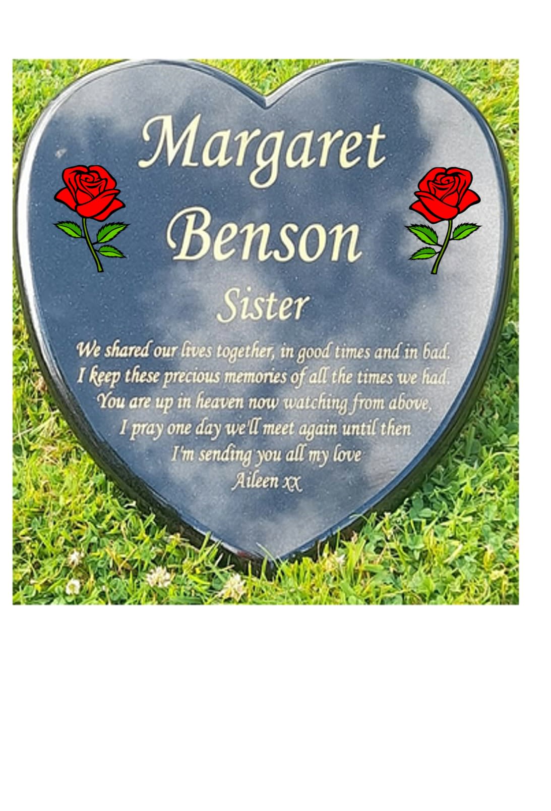 Engraved Memorial Grave Marker Grave Plaque Plaque Stone Remembrance  Memorial Gravestone