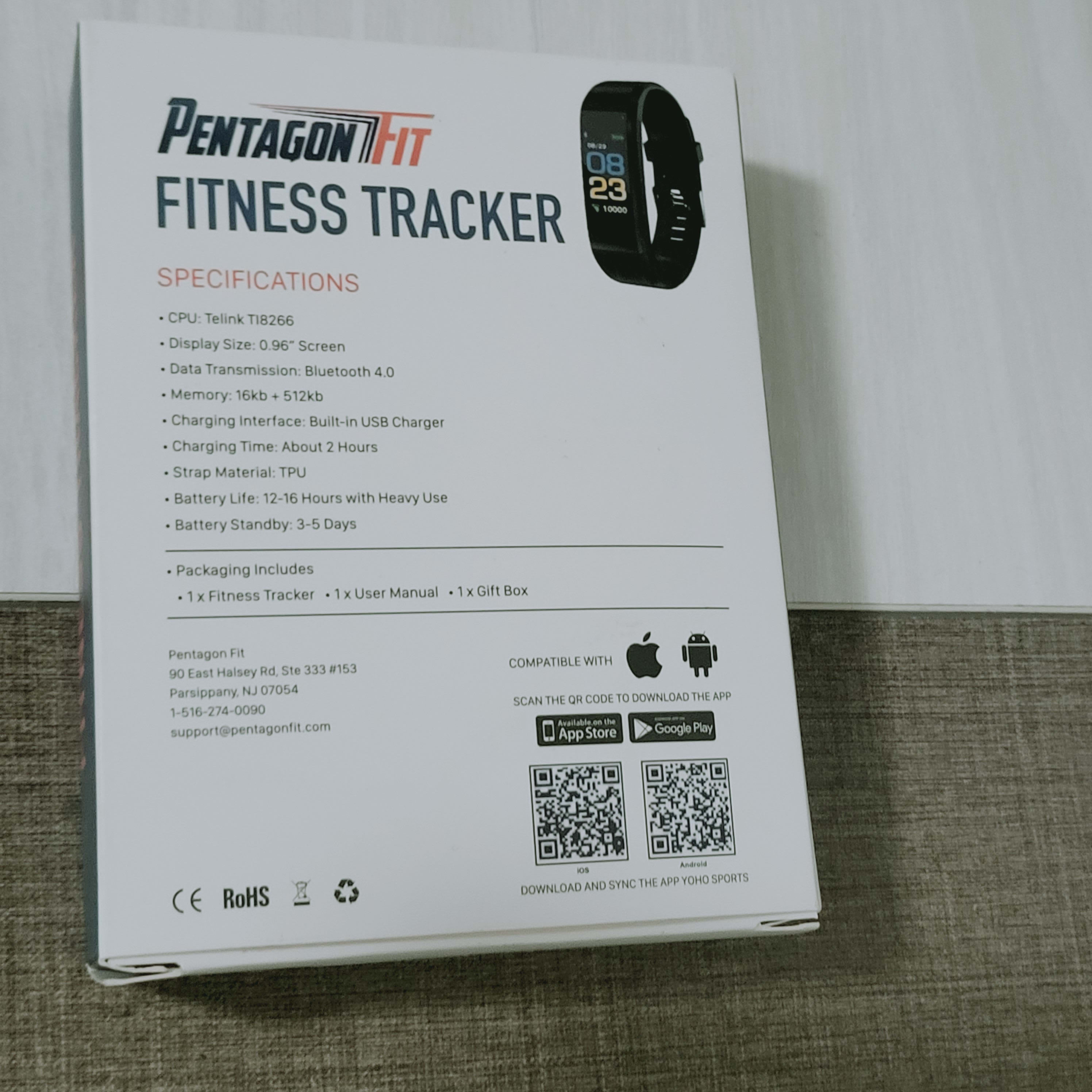 Pentagonfit discount fitness tracker