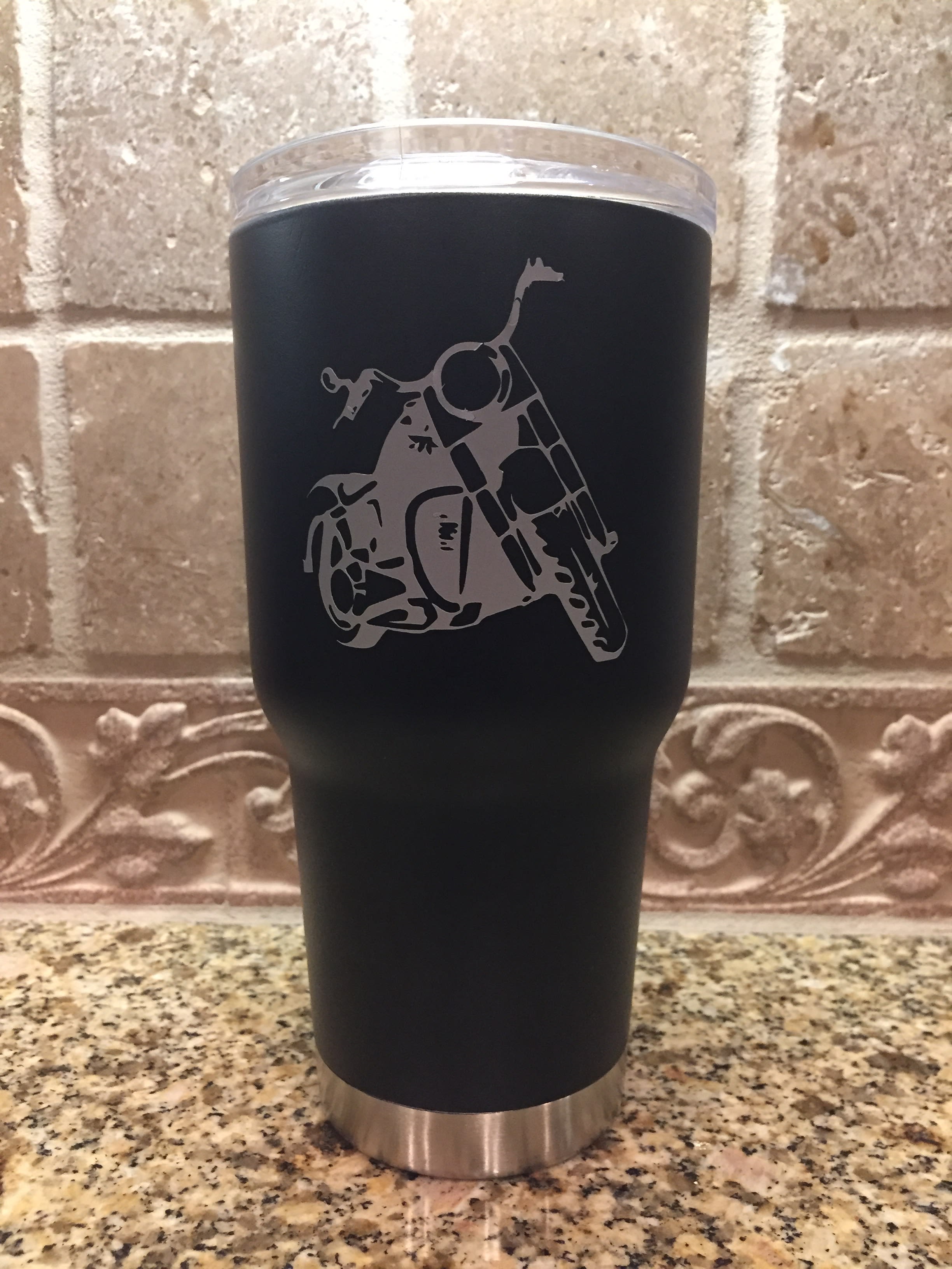 40 Oz. RTIC TUMBLER Personalized With Laser Engraved Name Phrase or Custom  Design Available in Black, Navy, or Graphite 
