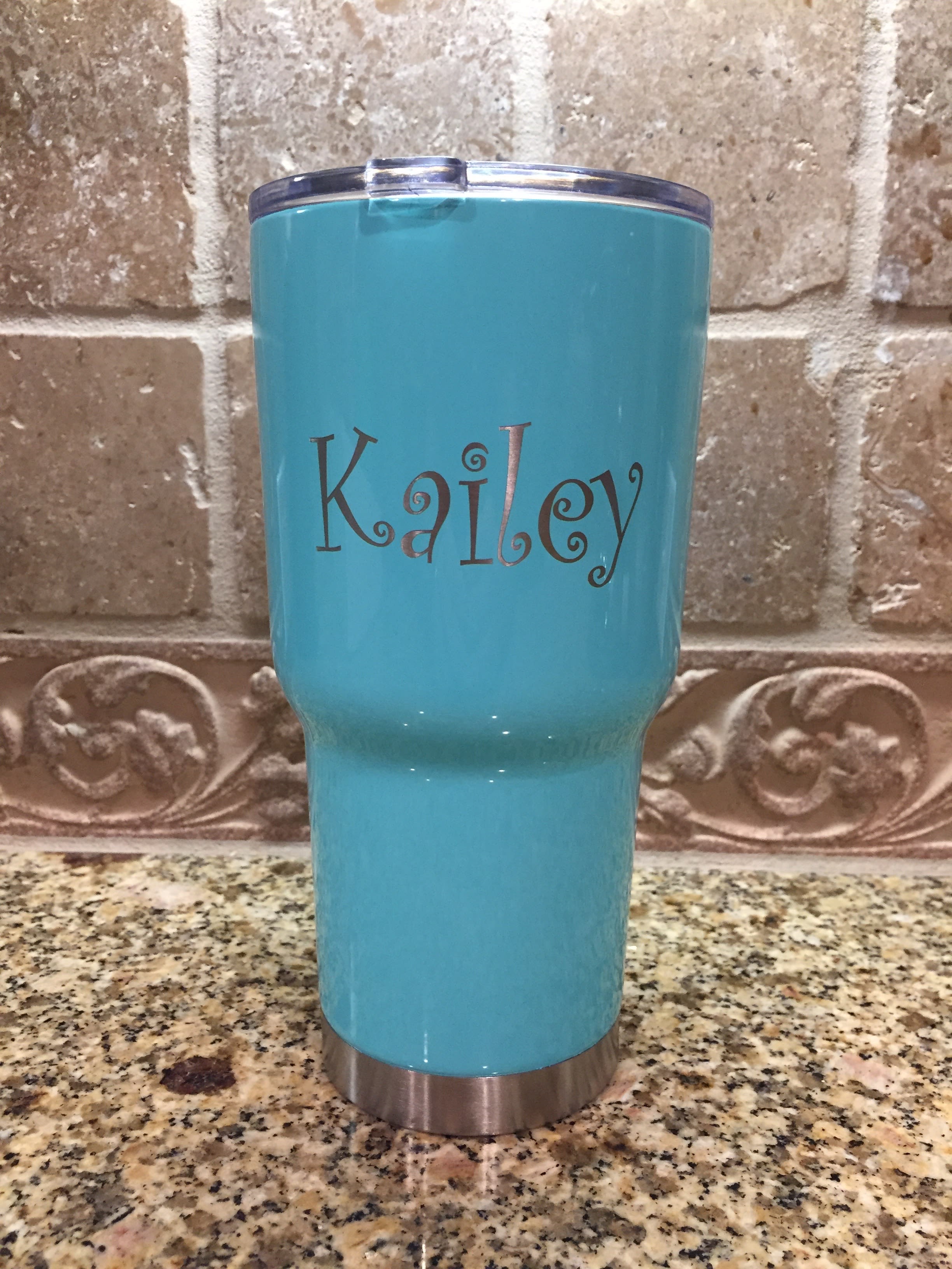 40 Oz. RTIC TUMBLER Personalized With Laser Engraved Name Phrase or Custom  Design Available in Black, Navy, or Graphite 