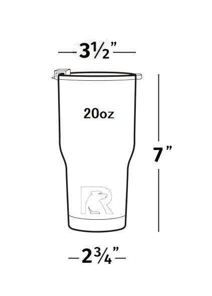 Personalized RTIC Pint Tumbler, 16oz. — Appalachian Craftsman