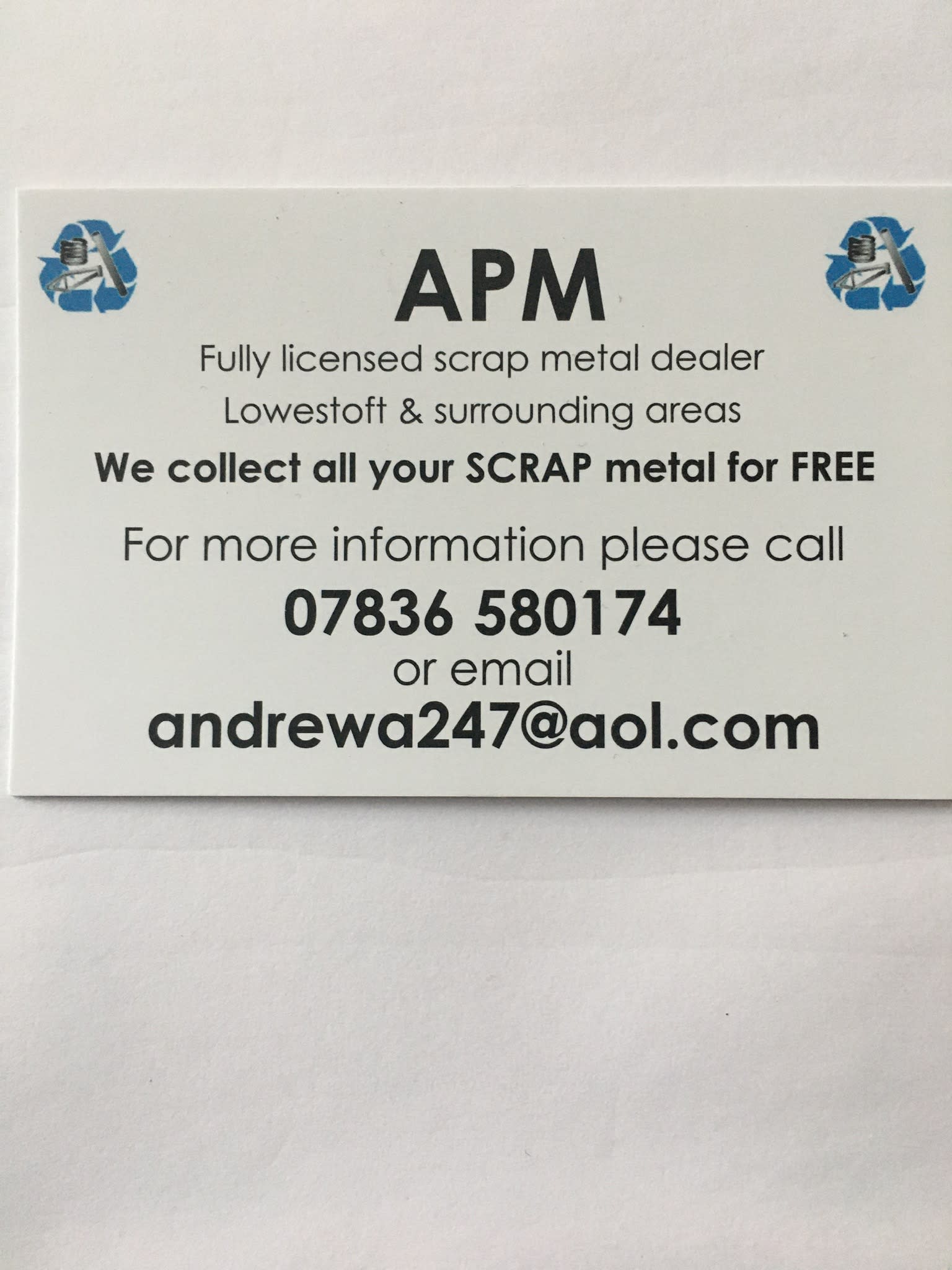 Blog APM Scrap Metal Recycling