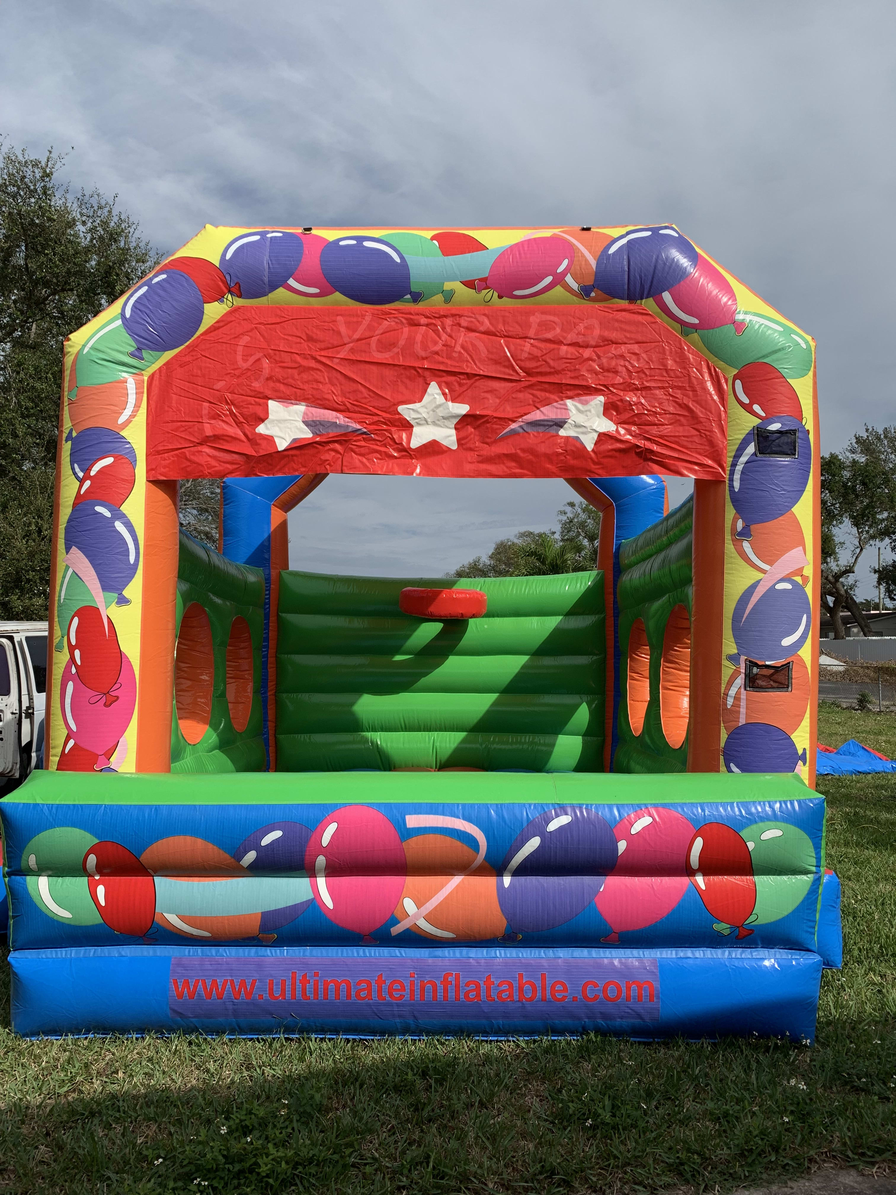 17x17 Colorful Bounce House - Bounce House - Ultimate Inflatable Party ...