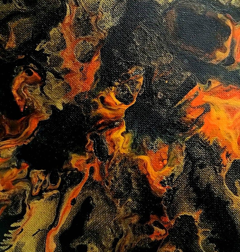Abstract lava
