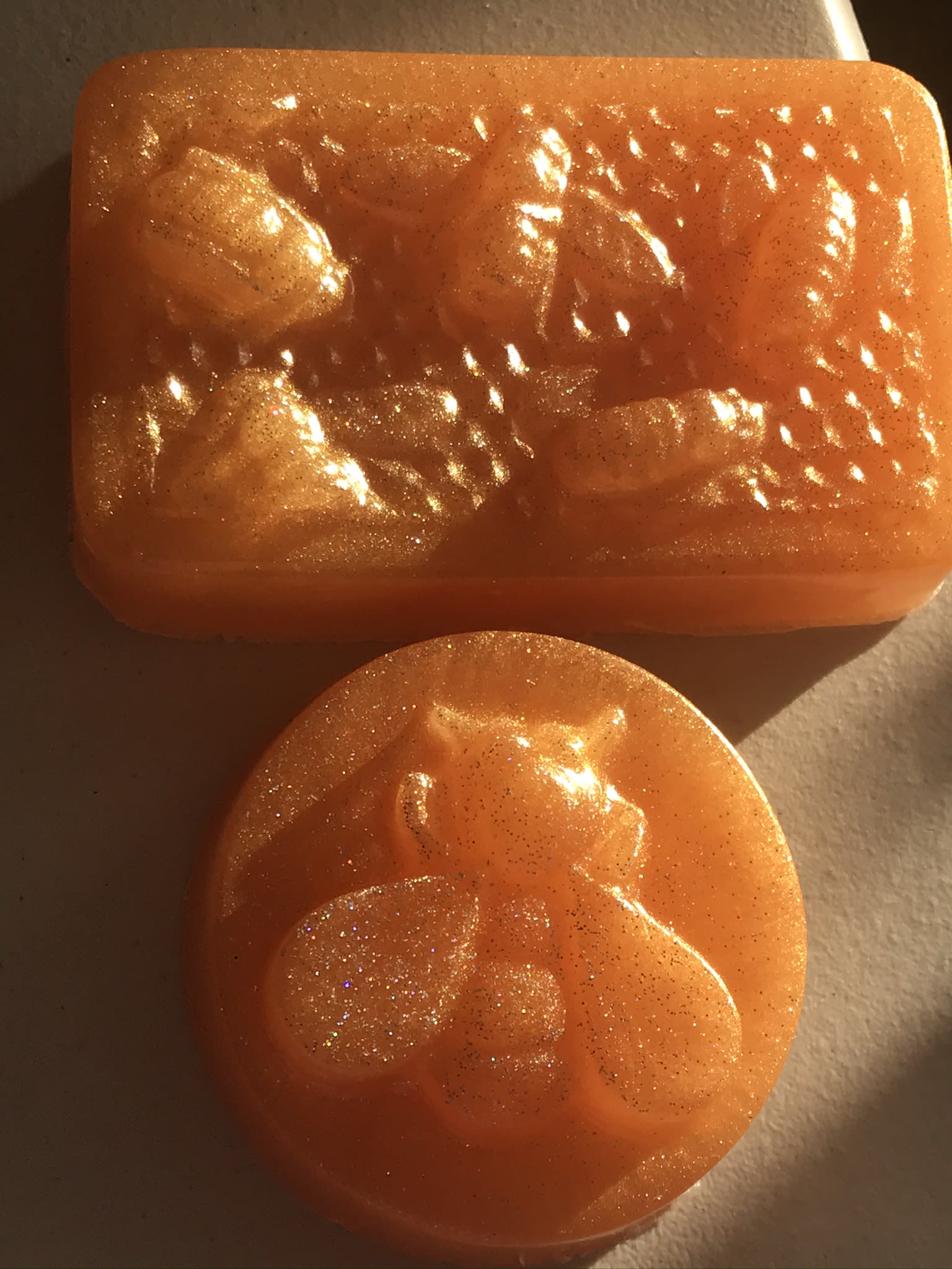 3 piece honeybee soap set Honey bee 🐝 soaps Soaps by Kristy Bath