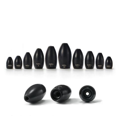 Weights, Non-toxic weights for lure fishing, tungsten weights