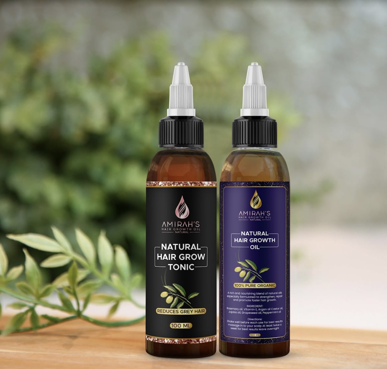 Hair Growth Oil & Tonic (package) - Package - Natural Products