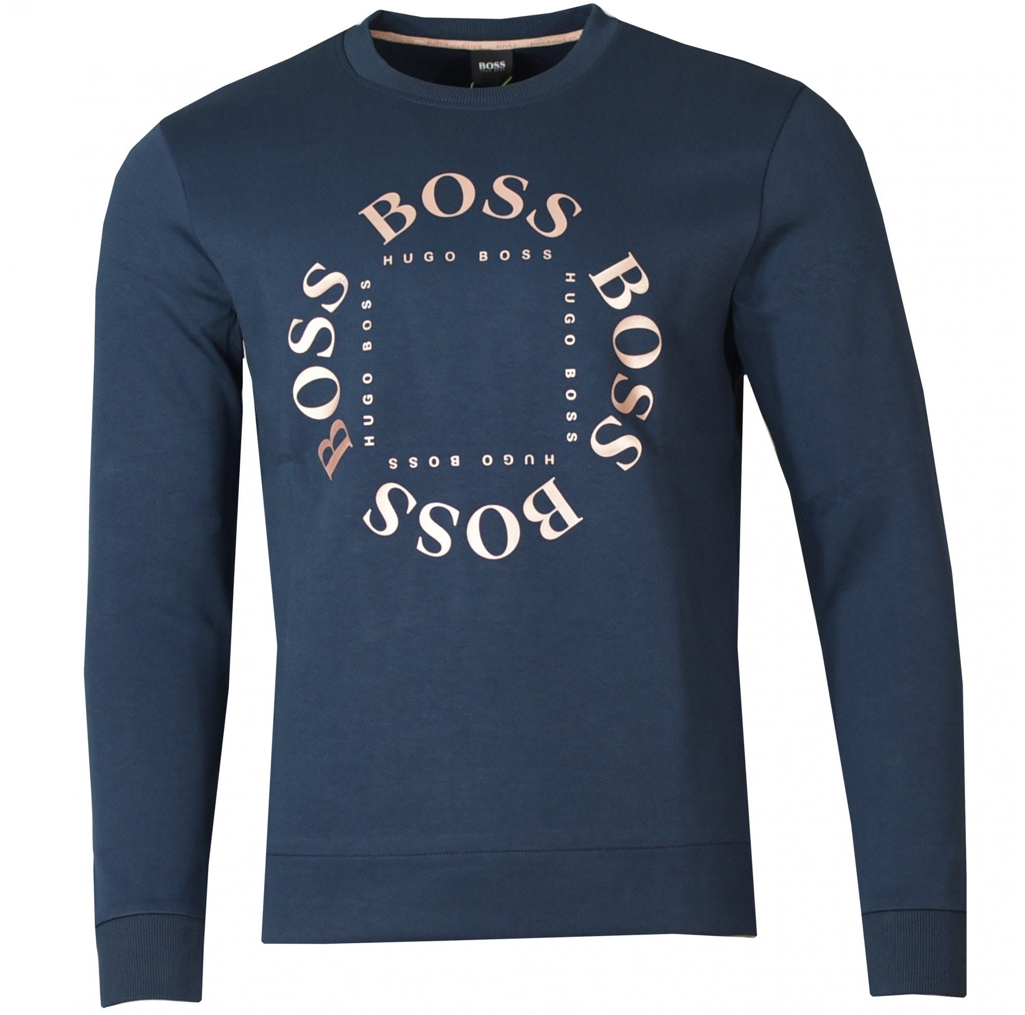 boss salbo circle crew sweatshirt