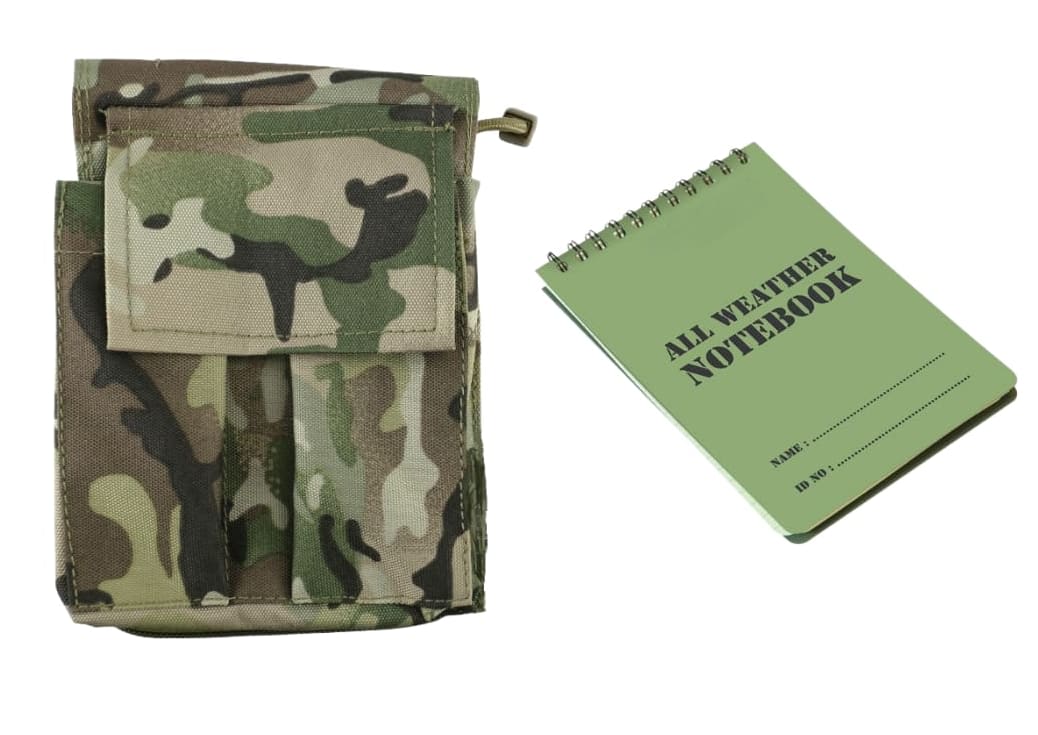 A6 Kombat Military Outdoors Notepad Notebook Holder Cover Nyrex Pouch 
