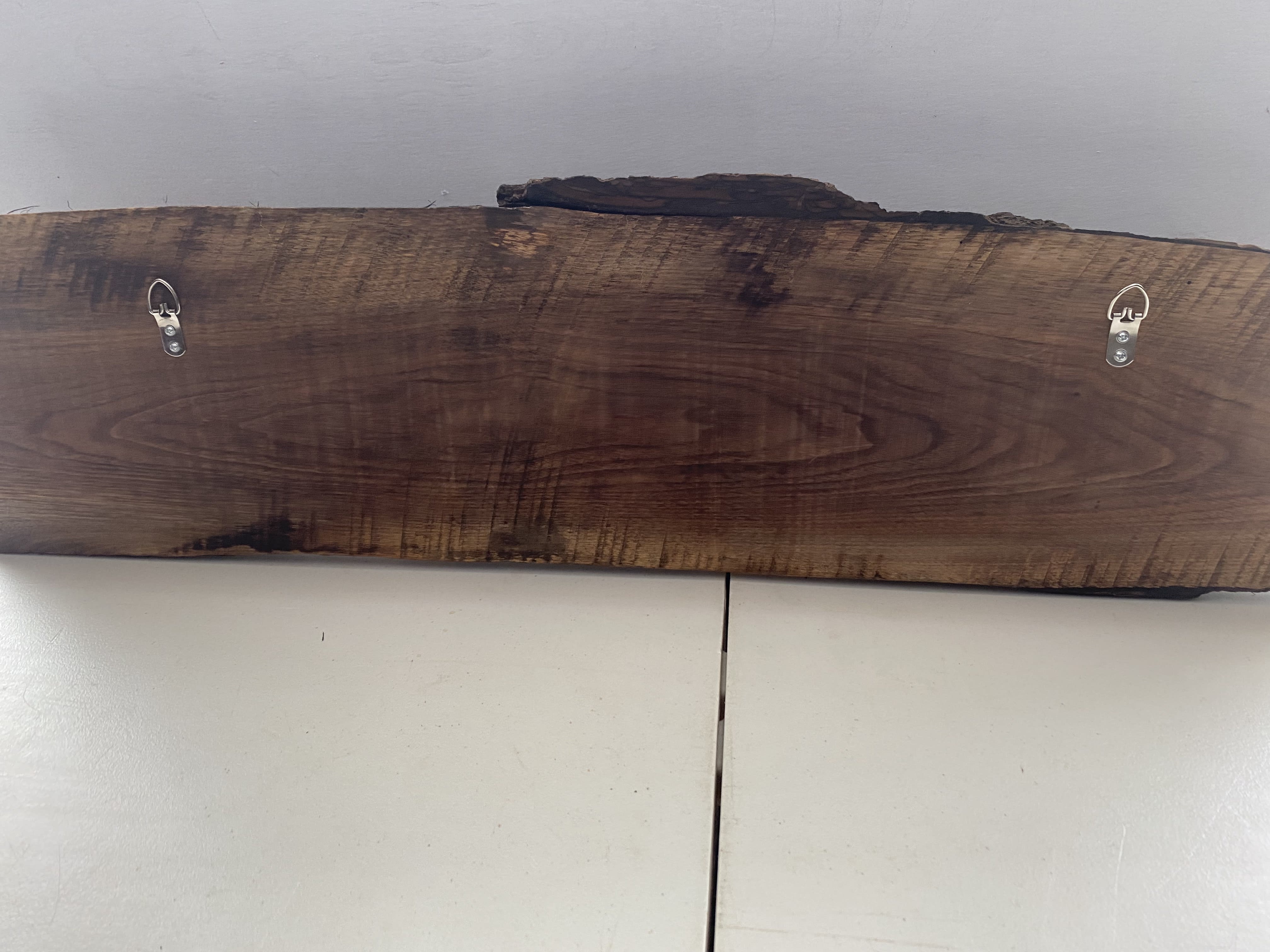 Small Live Edge Black Walnut Coat Hanger