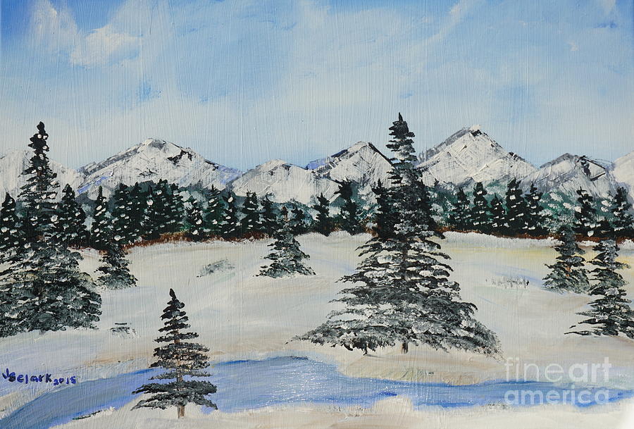 Snowy Winter - Landscape Art - Jimmy's Art Work - Local