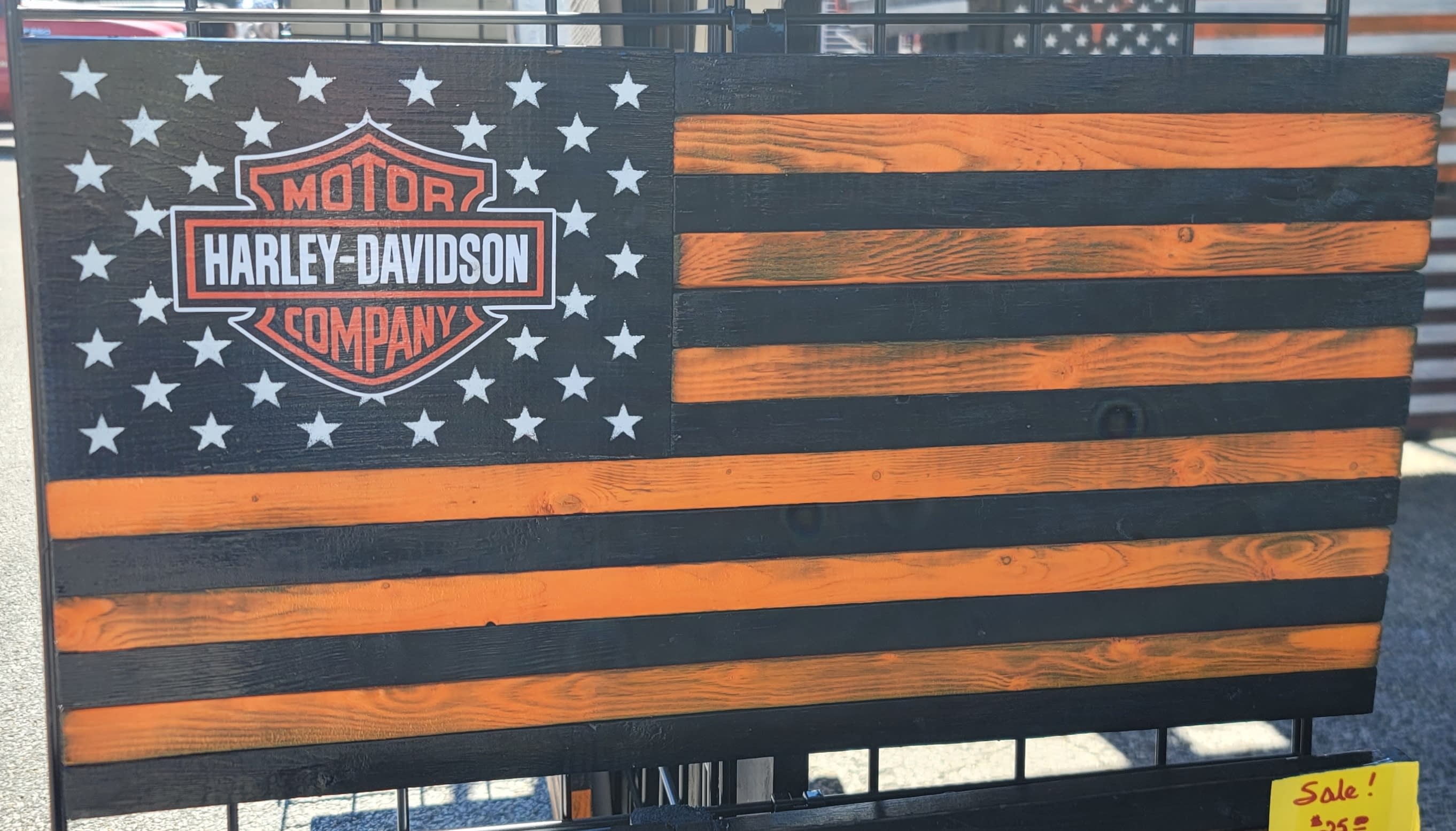 small harley davidson flags