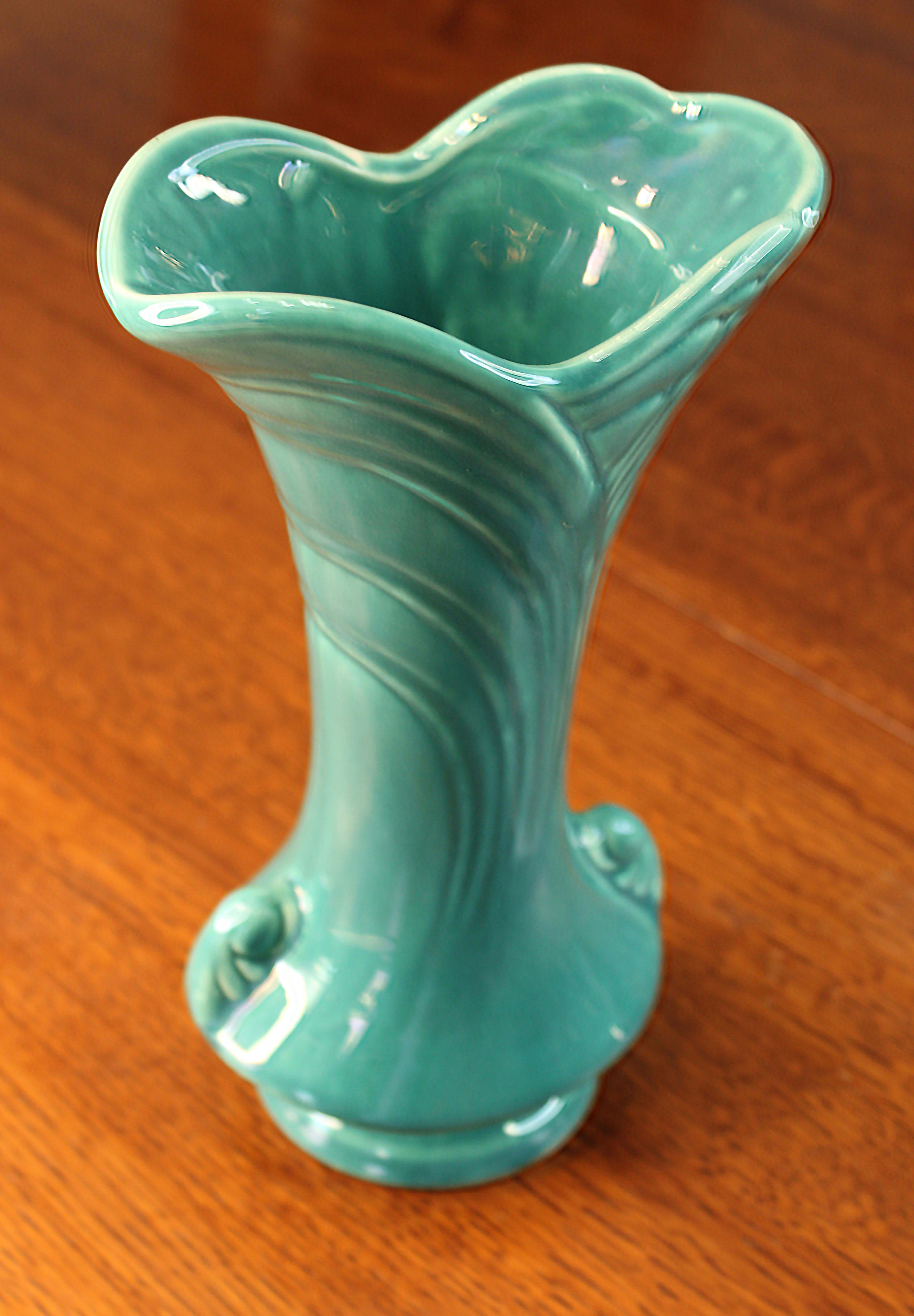 Vintage Mid Century Modern Ceramic Glaze Vase