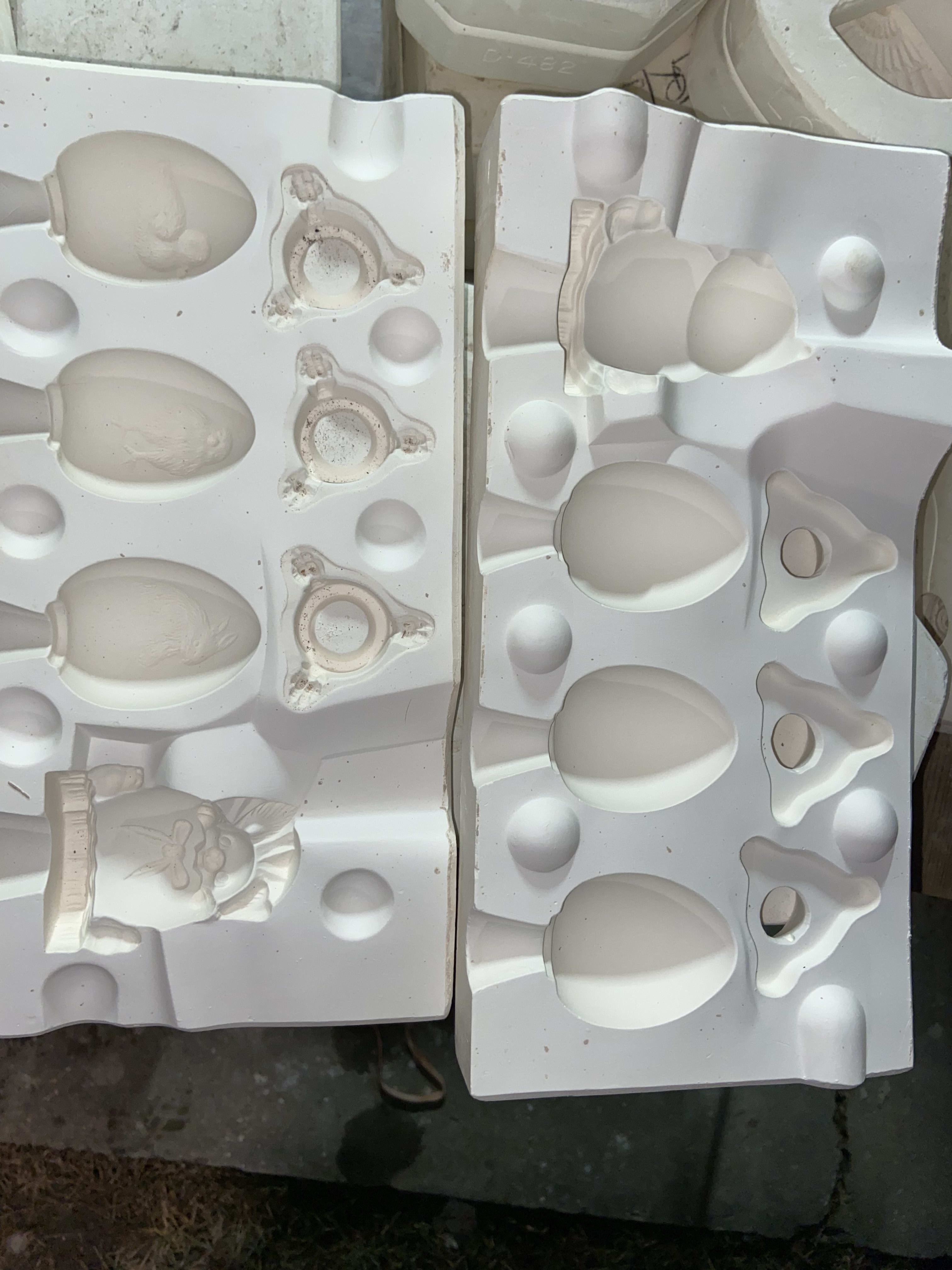 Slip Cast Molds - Molds, Greenware, Bisque, and More - Lynn Michaels  Ceramics and Collectibles