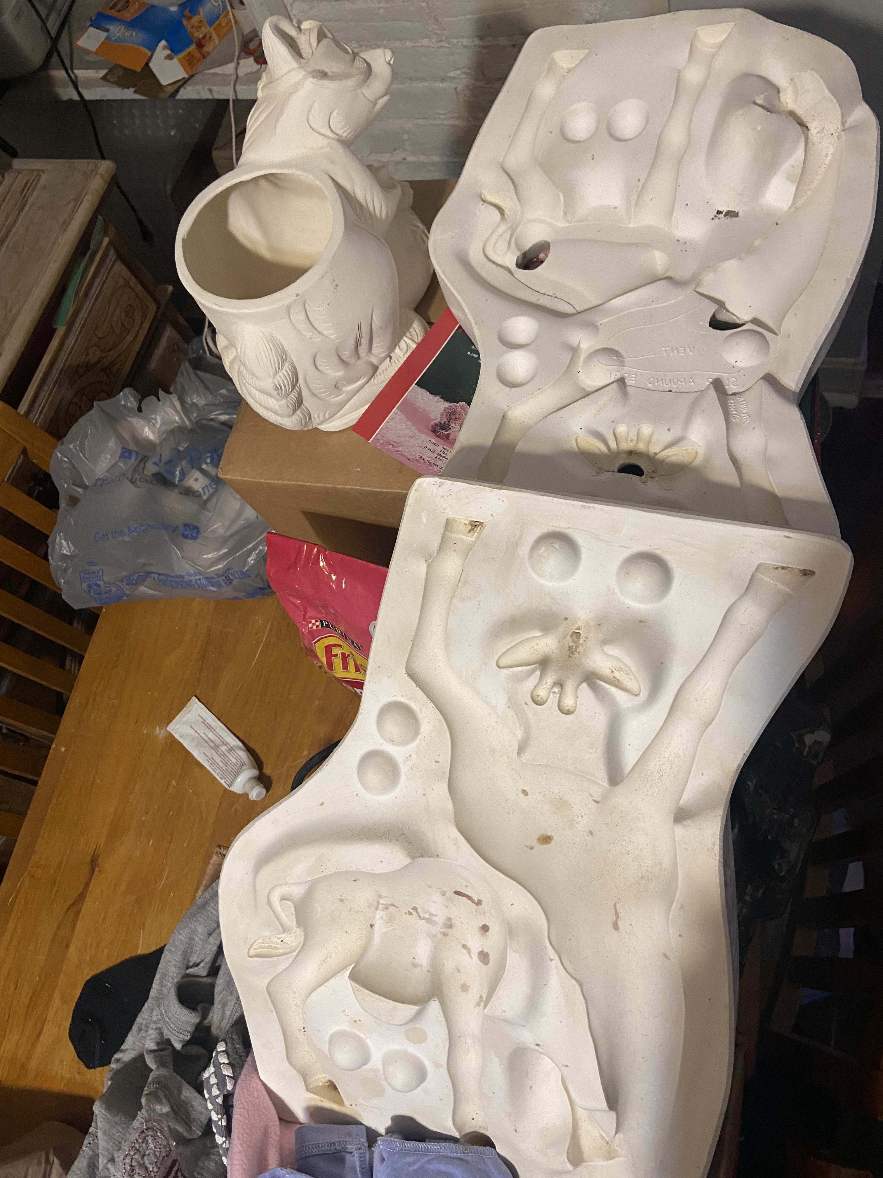 Slip Cast Molds - Molds, Greenware, Bisque, and More - Lynn Michaels  Ceramics and Collectibles