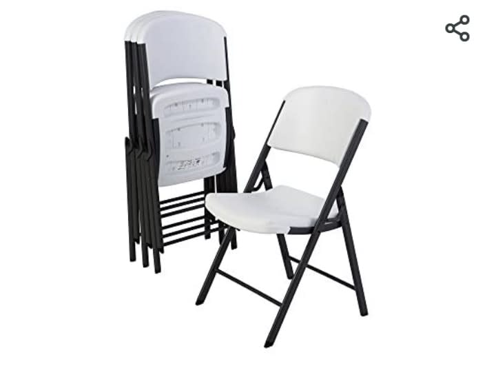 White Lifetime Brand Chairs Table & Chair Rentals AJ's Jumping