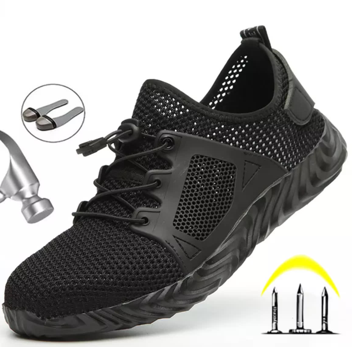 Steel clearance mesh shoes