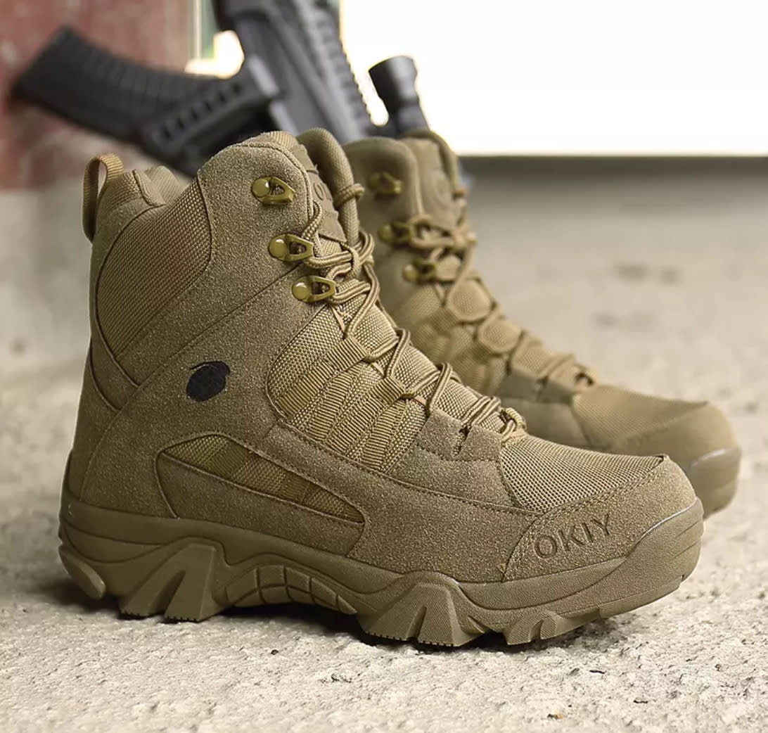Winter Fashion Military Boots Men's Comfortable Ankle Boots Men Work Shoes  Army Desert Combat Boots Men Snow Footwear - OnshopDeals.Com
