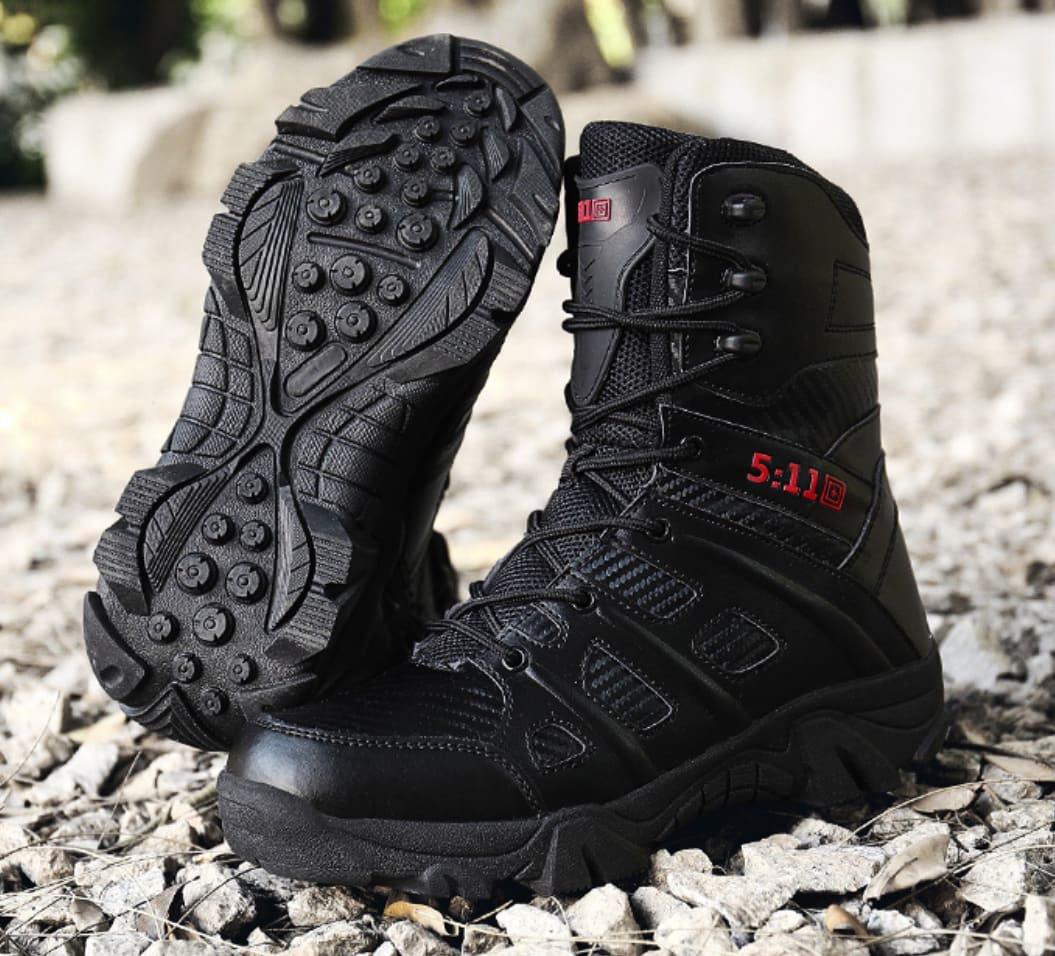 High Top Tactical Boots with side zip - Clearance - Outdoorz